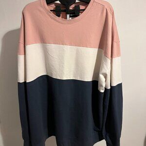 Original Use Big Men Color Block 4XLT Pullover shirt